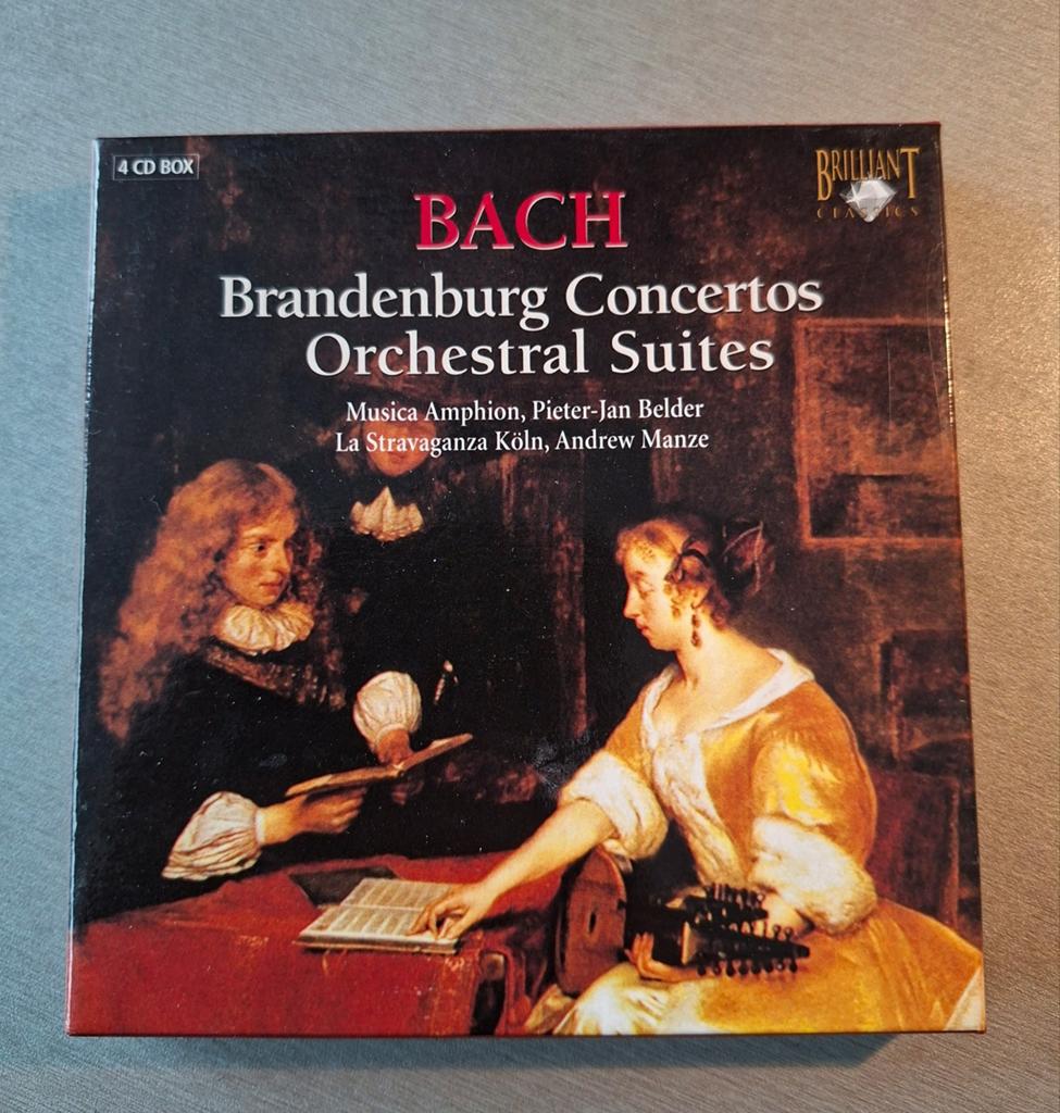 Boîte de 4 CD. Bach. Concertos brandebourgeois et suites orc, CD & DVD, CD | Classique, Enlèvement ou Envoi