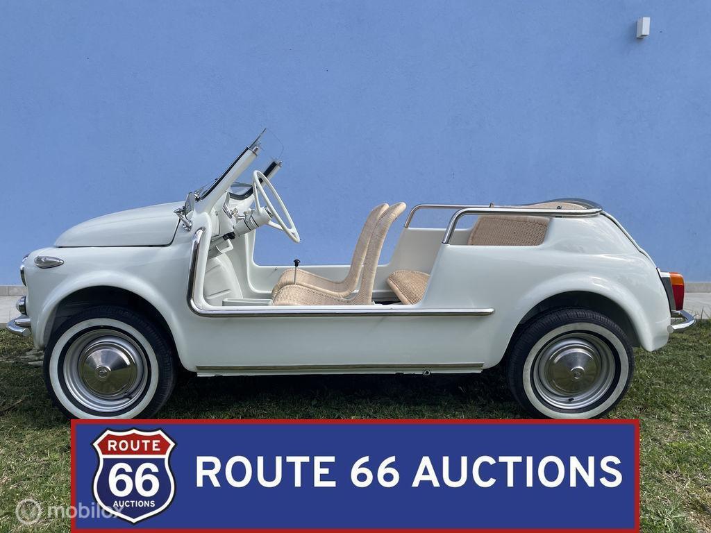 Fiat 500 Jolly Spiaggina Replica | 1971 | Route 66 Auctions, Autos, Achat, Entreprise, Boîte manuelle, Autre carrosserie