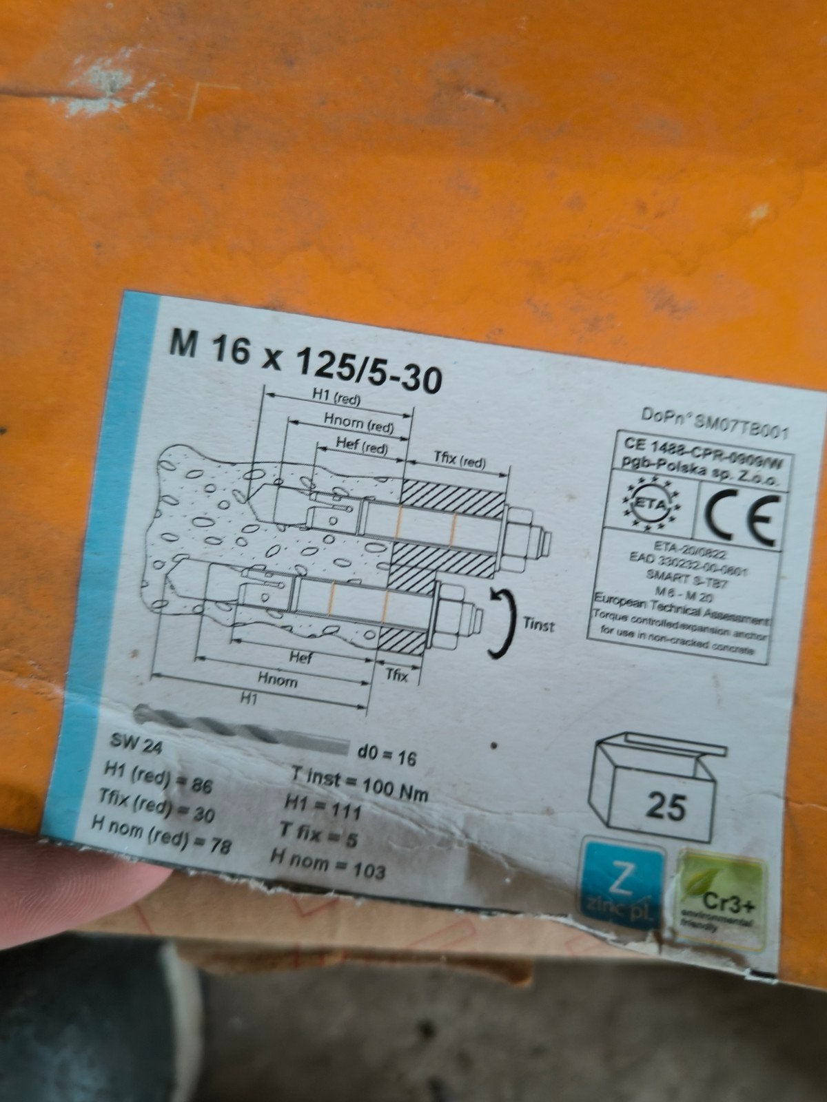 Keilbouten - mechanisch anker, Doe-het-zelf en Bouw, Ophalen