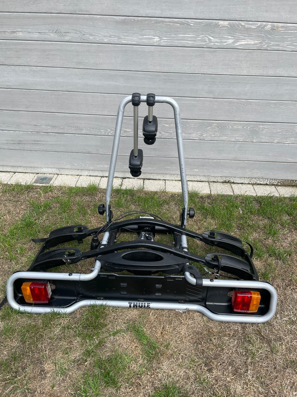 Thule fietsendrager voor 2 fietsen., Ophalen, 2 fietsen, Zo goed als nieuw, Trekhaakdrager