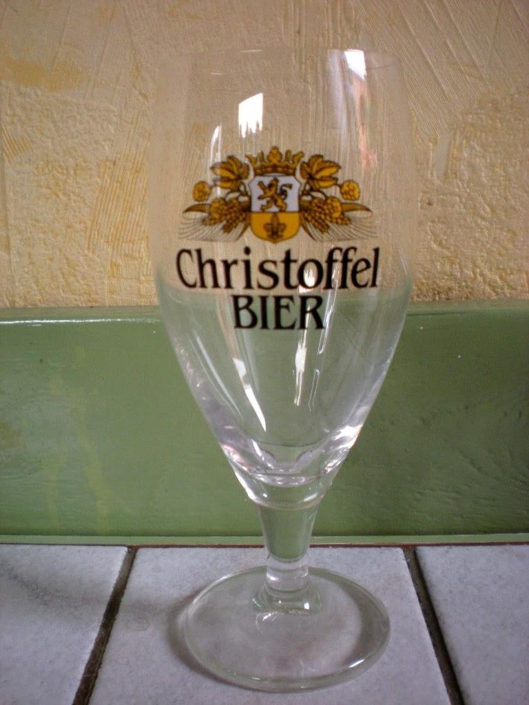 Christoffelbier, Verzamelen, Ophalen of Verzenden, Zo goed als nieuw, Glas of Glazen