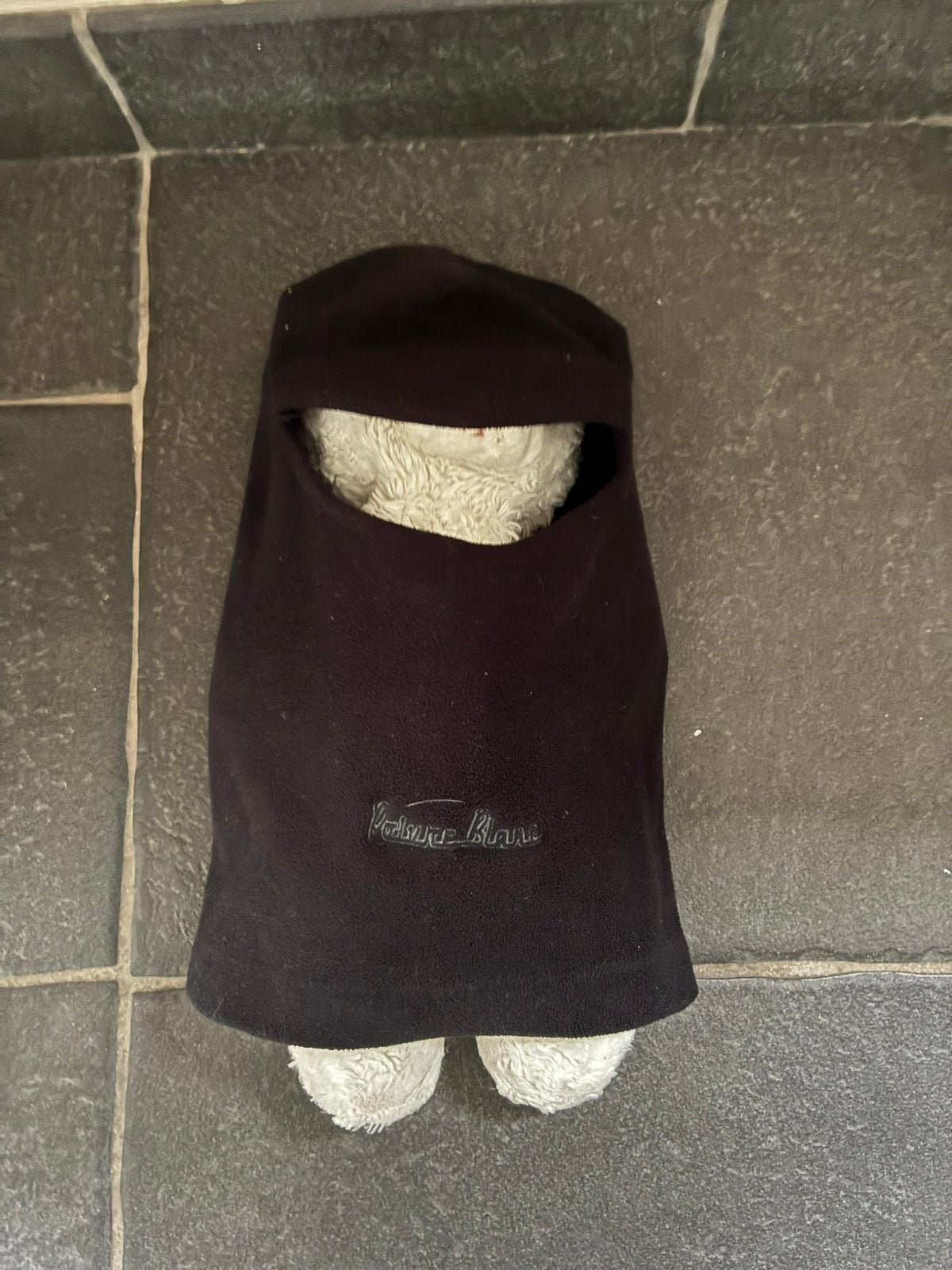 Cagoule en polar poivre blanc  T unique, Enfants & Bébés, Enlèvement ou Envoi, Utilisé, Garçon ou Fille, Bonnet