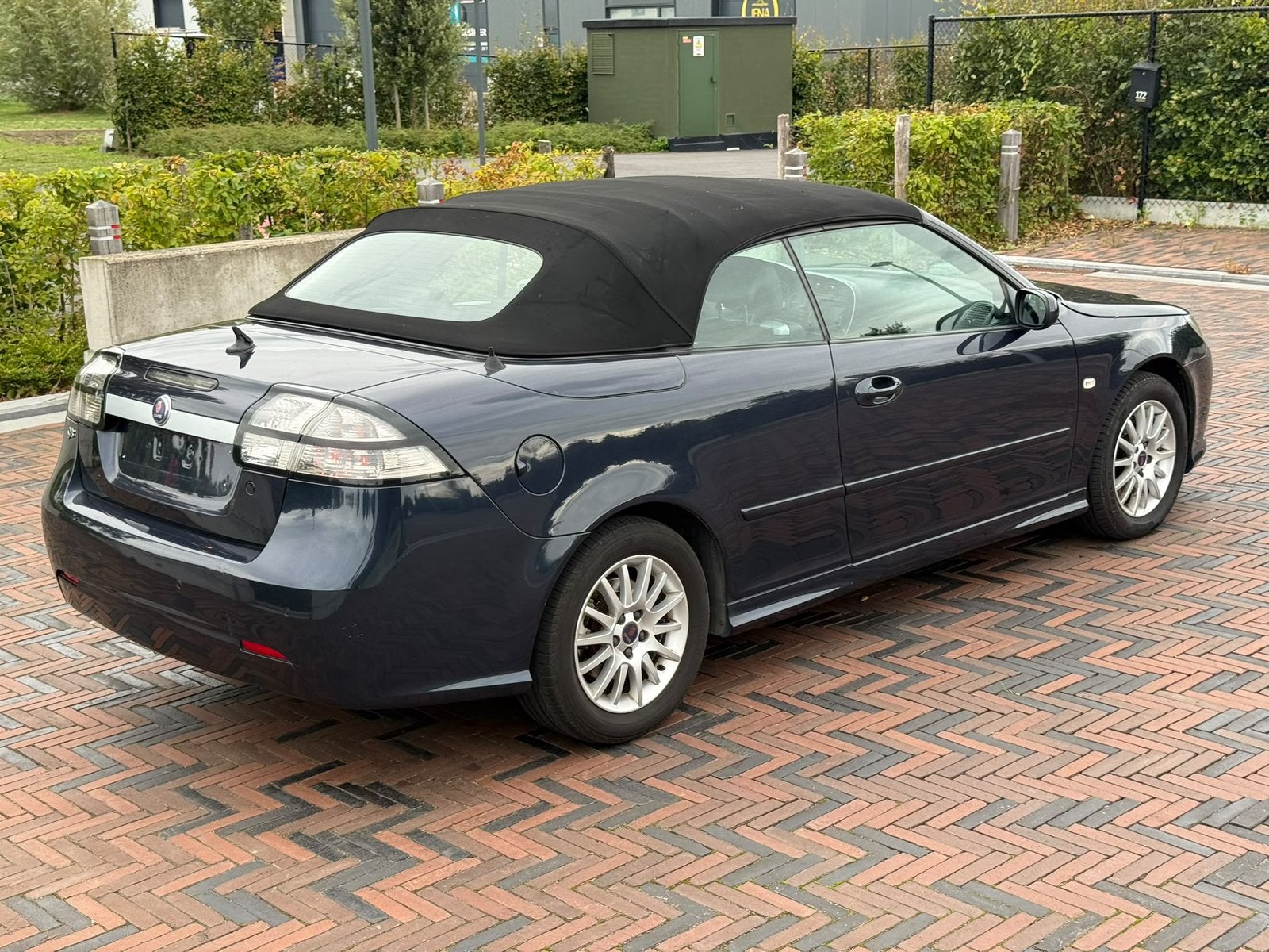 SAAB 9-3 CABRIO! /MOOIE UITVOERING! / 1.9 DIESEL! / GEKEURD!, Auto's, Voorwielaandrijving, Cabriolet, Blauw, Leder