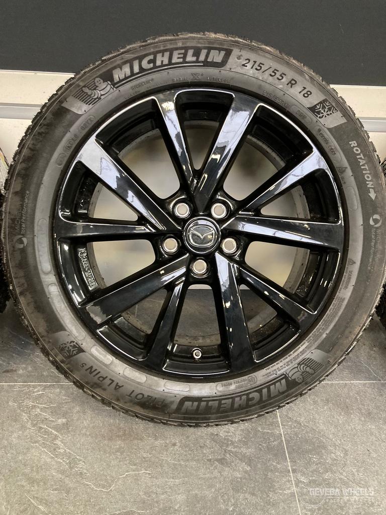 18” originele Mazda CX30 velgen + winterbanden 5x114.3 BDEL-, Auto-onderdelen, Banden en Velgen, 18 inch, -, -, Banden en Velgen