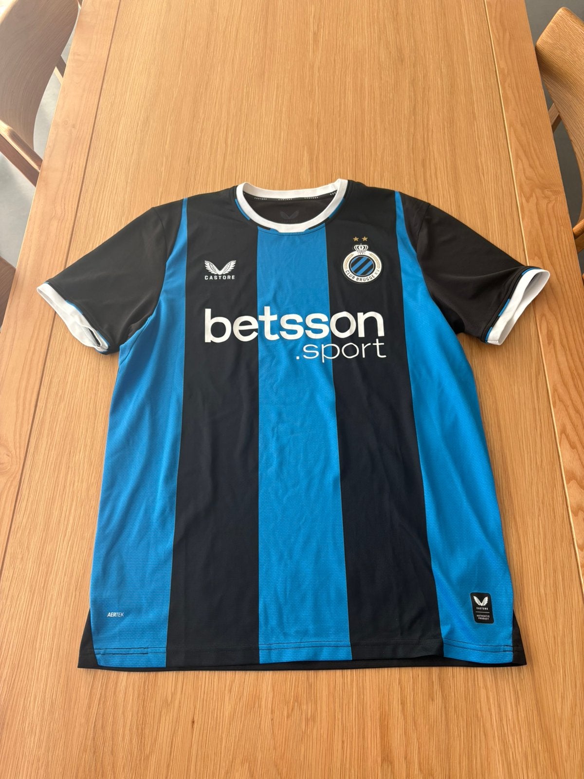 Officieel truitje Club Brugge, Taille L, Enlèvement, Comme neuf, Maillot