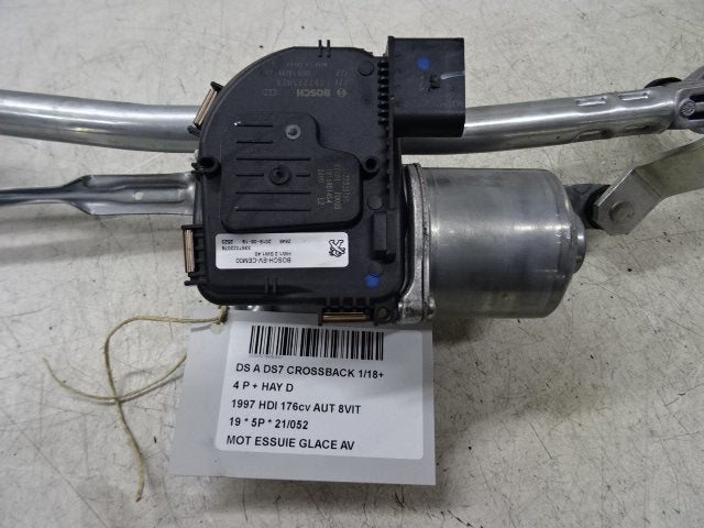 MOTEUR ESSUIE-GLACE AVANT DS DS 7 Crossback (3397022076), Utilisé, Autres marques automobiles