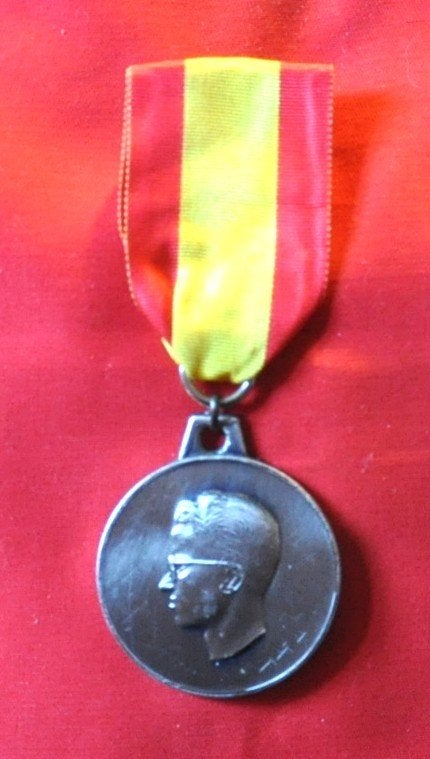 médaille bronze vénitien roi Baudouin, Enlèvement ou Envoi, Bronze