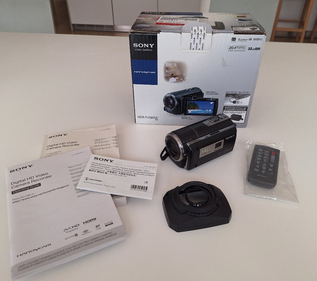 Caméscope SONY Full HD zoom optique 12 x, numérique 160x, Audio, Tv en Foto, Videocamera's Digitaal, Ophalen, Full HD, 8 tot 20x