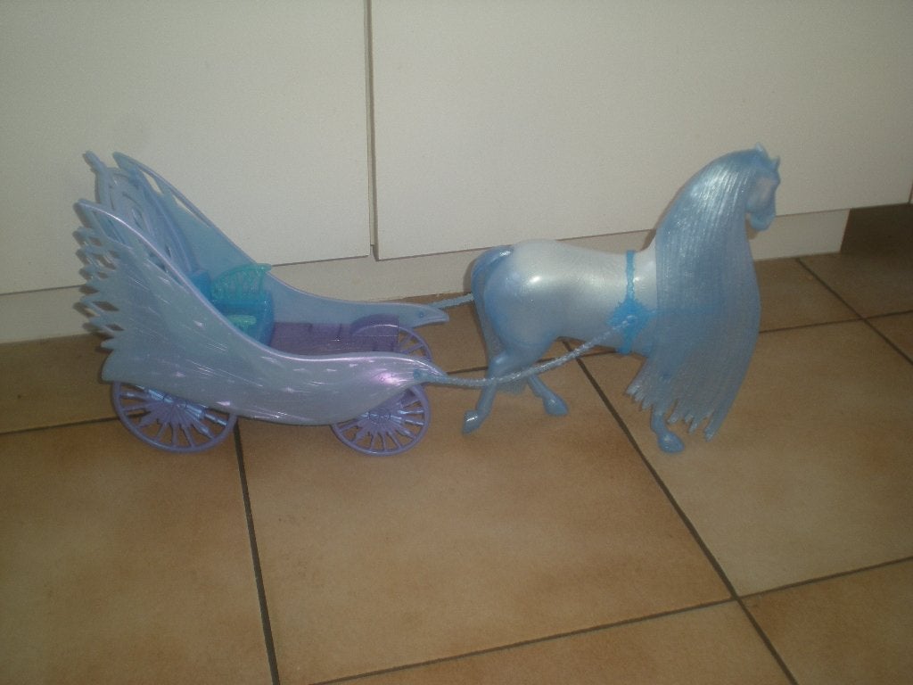 paard met koets frozen, Enlèvement ou Envoi, Comme neuf