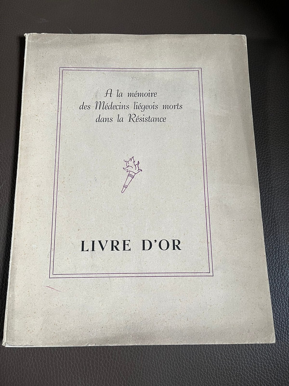Livre d'Or — Médecins liégeois morts dans la Résistance, Boeken, Ophalen, 20e eeuw of later, Gelezen