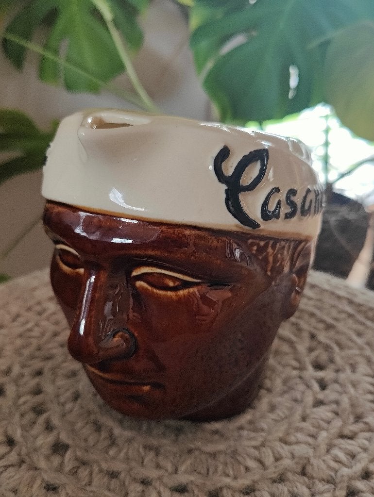 Vintage Casanis waterkaraf uit geglazuurd keramiek, Ophalen of Verzenden