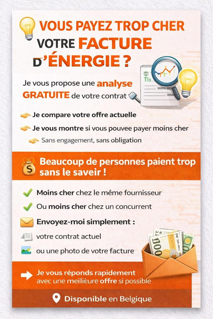 Vous payez trop cher votre facture d’énergie ?, Livres, Enlèvement, Comme neuf