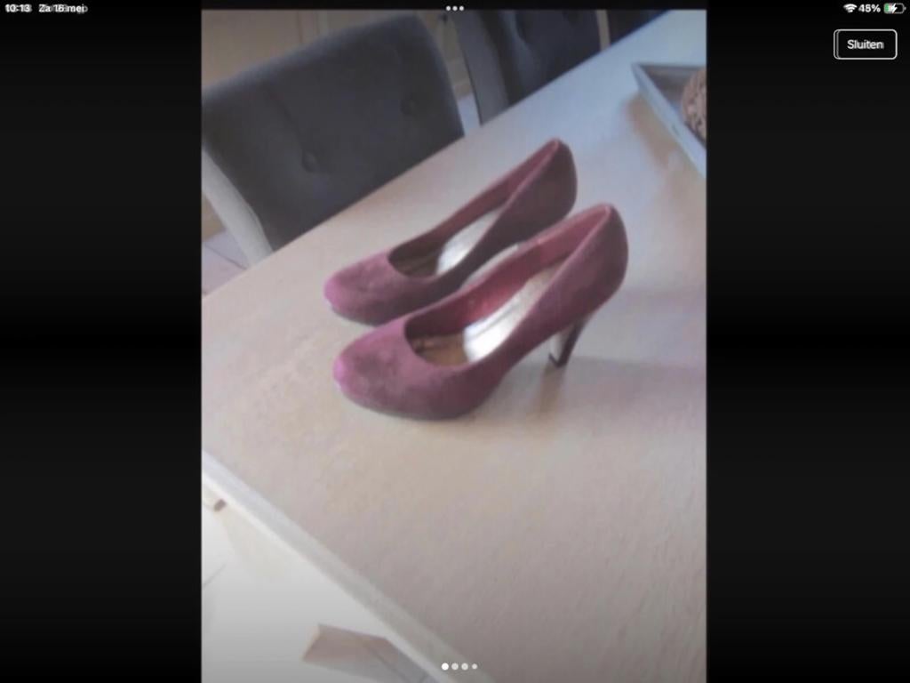 pumps bordeaux( nieuw), Ophalen of Verzenden, Zo goed als nieuw, Pumps