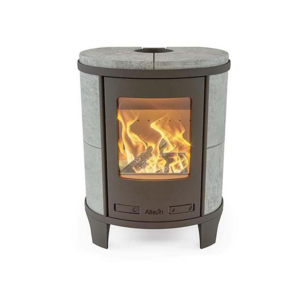 25162 Speksteenkachel NIEUW Altech ecosy basic, Ophalen, Vrijstaand, Hout, Nieuw
