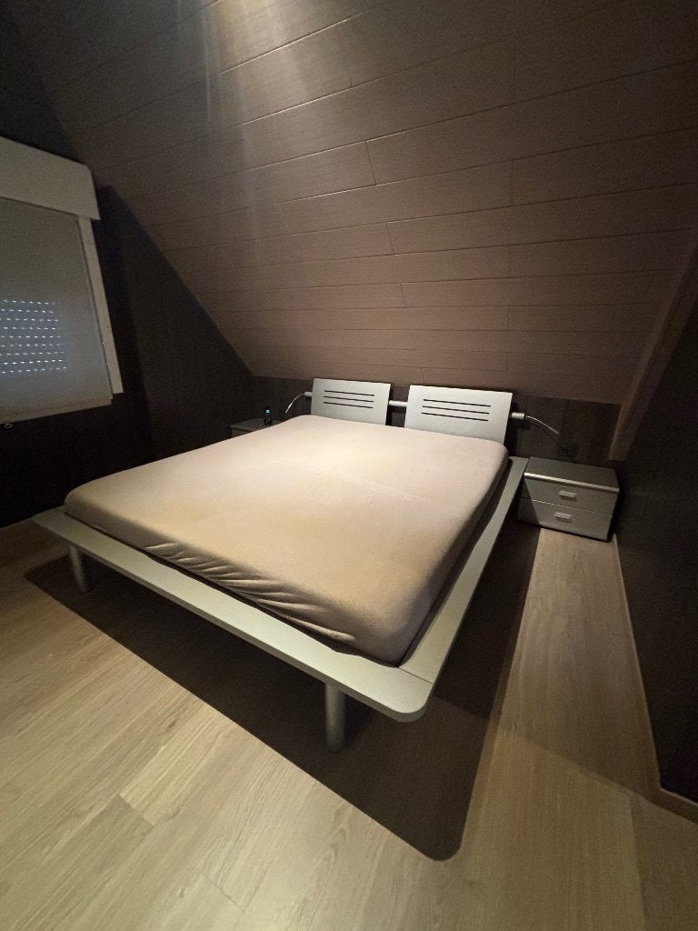 bed, Huis en Inrichting, Slaapkamer | Bedden, Ophalen, Gebruikt, Tweepersoons, 180 cm