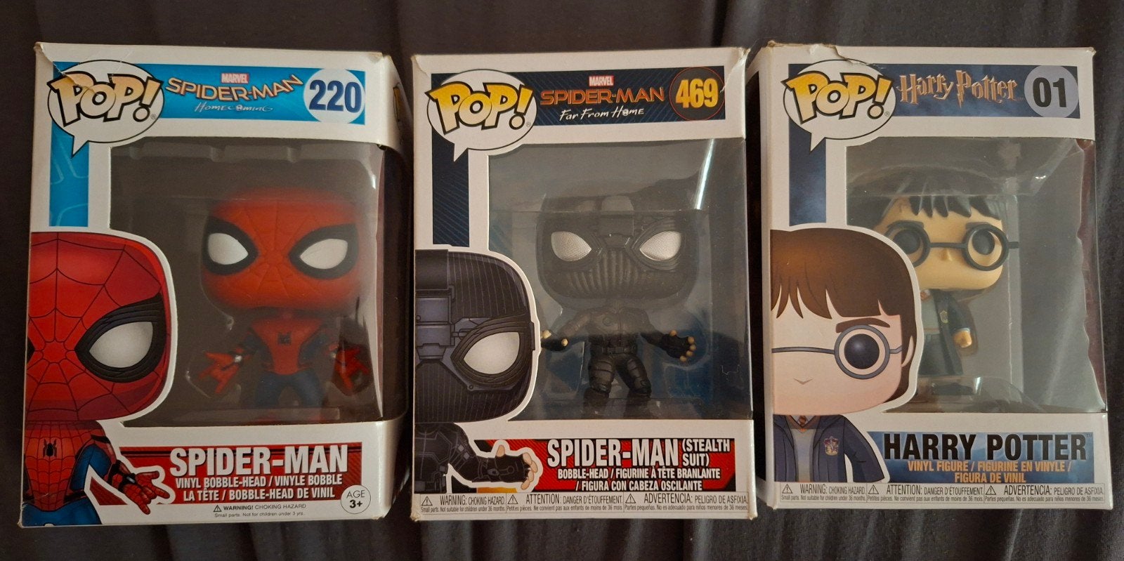 funko Pop spiderman et harry potter, Enlèvement
