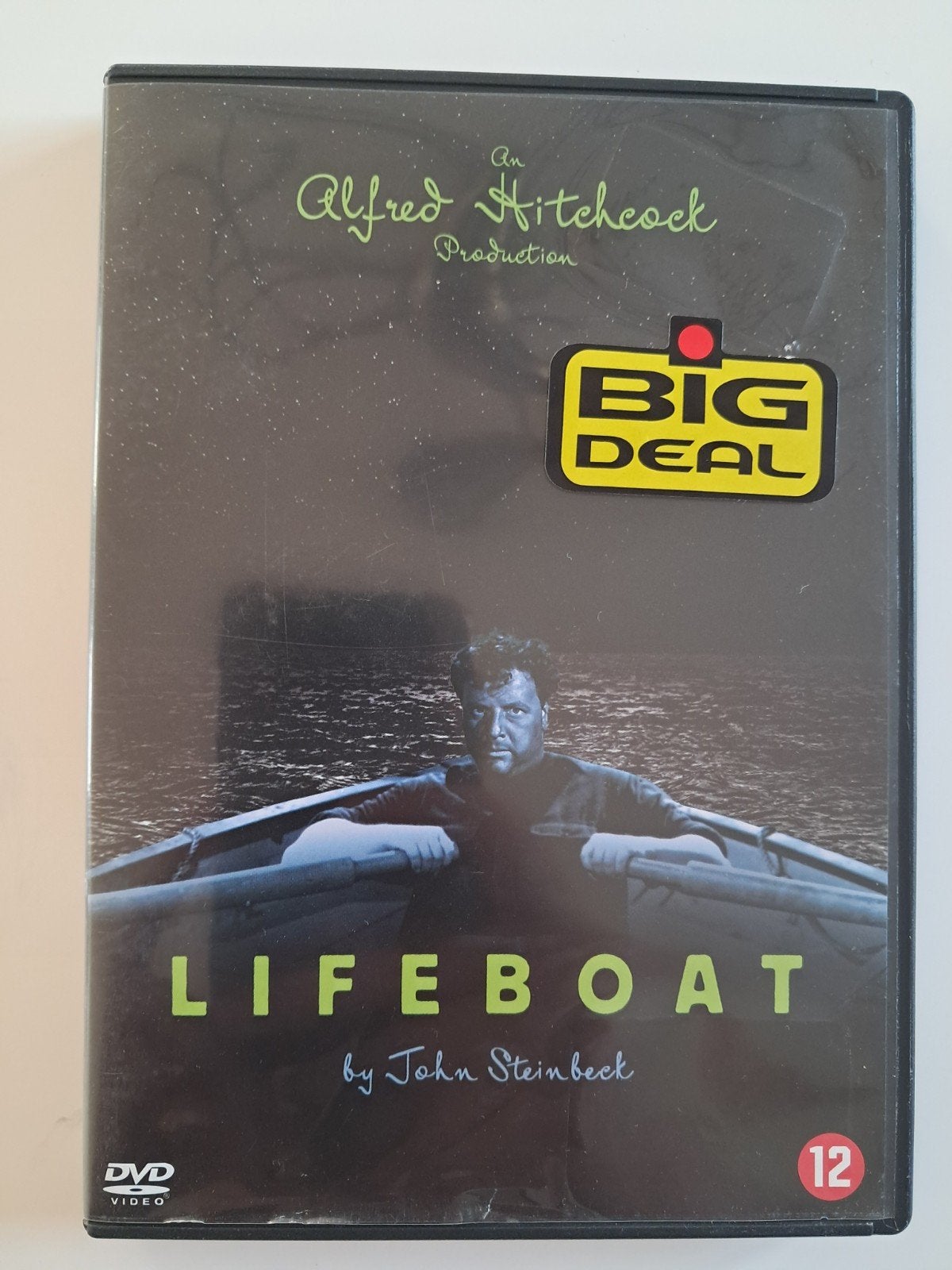 Dvd Lifeboat (Oorlogsfilm van Alfred Hitchcock) ZELDZAAM, Cd's en Dvd's, Ophalen of Verzenden, Oorlog