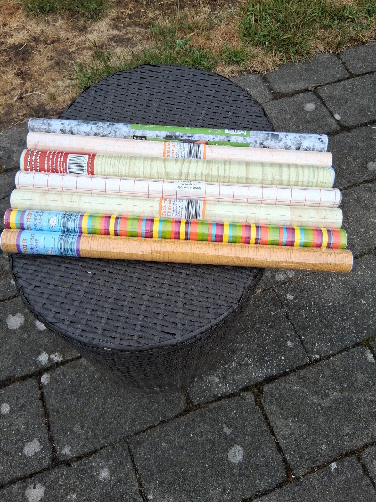 7 rollen decoratieplakfolie NIEUW ongeopend, Enlèvement
