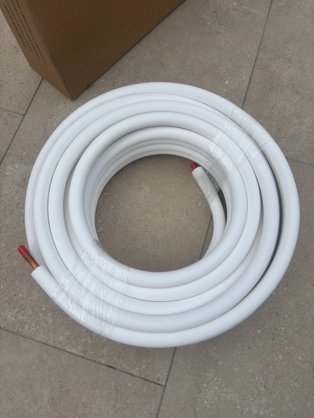 kit double tube cuivre pré-isolé SUFIX 1/4” + 1/2”, 20 m, Enlèvement, Comme neuf