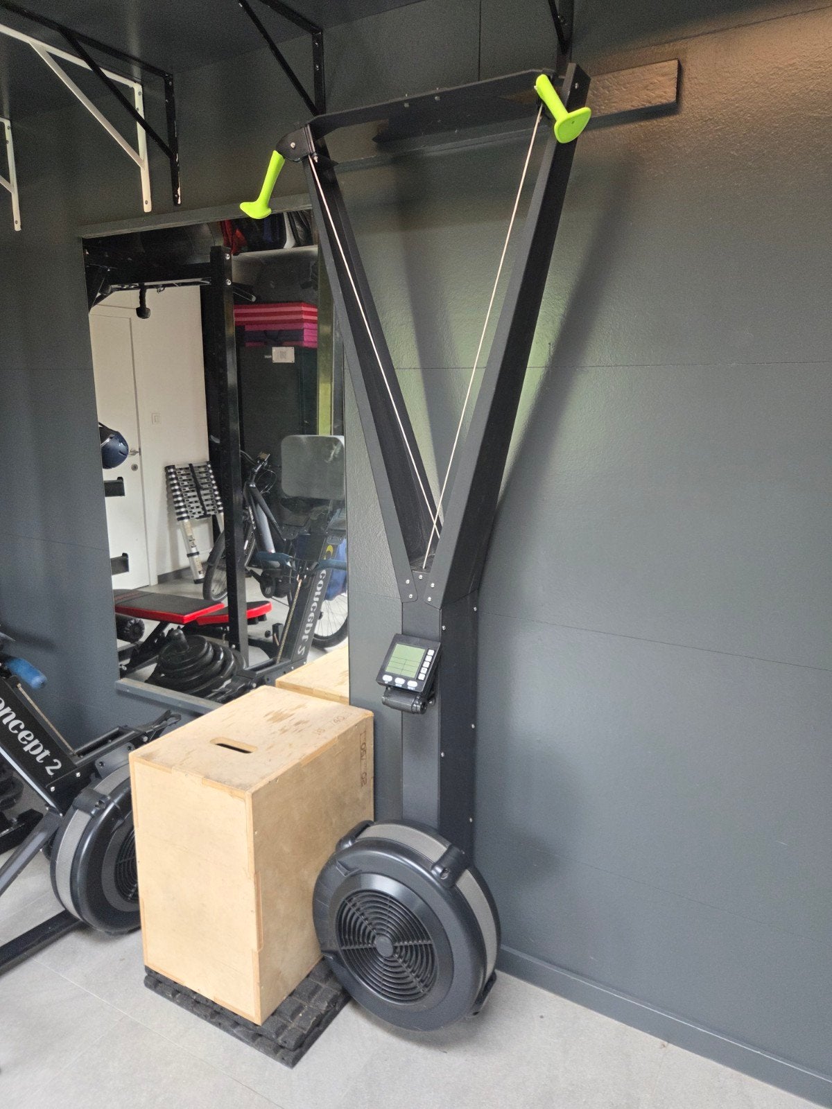 Ski erg voor hyrox trainingen, muurmontage, Sport en Fitness, Fitnessmaterialen, Ophalen, Zo goed als nieuw
