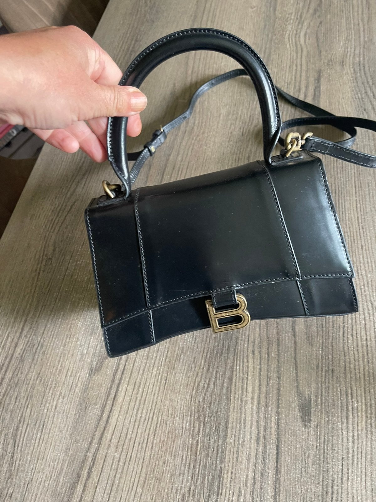 Sac à main Balanciaga noir, Enlèvement, Comme neuf, Noir, Sac à main
