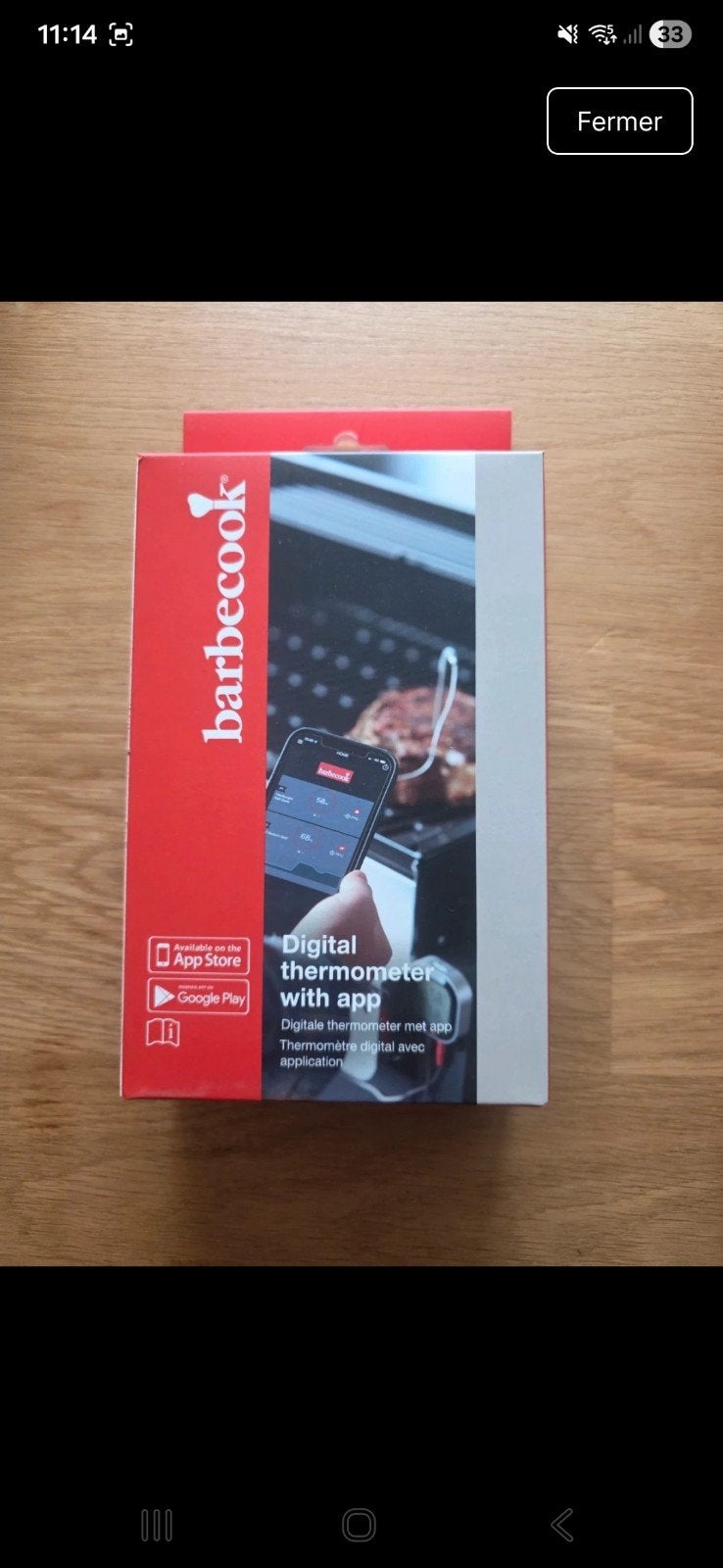 Thermomètre digital