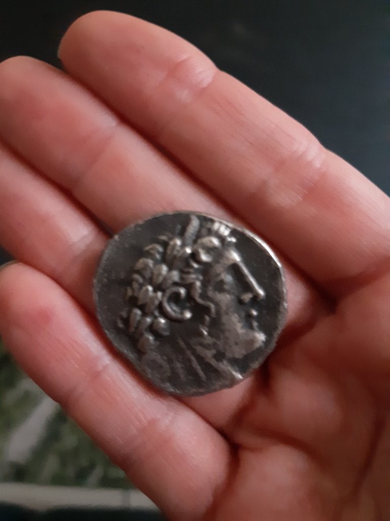 Oude griekse munt replica, Postzegels en Munten, Ophalen