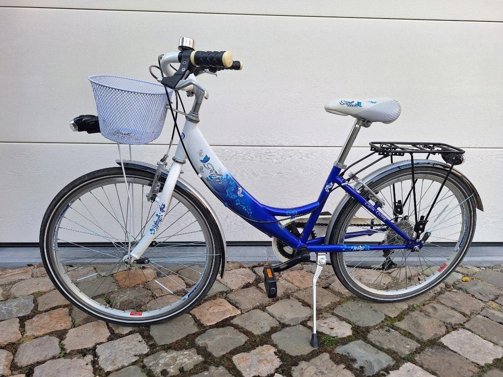 meisjesfiets, Fietsen en Brommers, Ophalen, 22 inch, Gebruikt, Velgrem