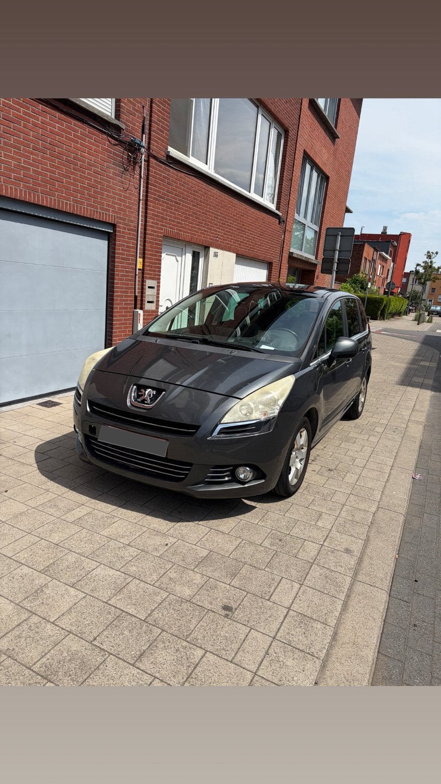 Te Koop peugot 5008, Auto's, Zwart, Bedrijf, Handgeschakeld, 5 deurs