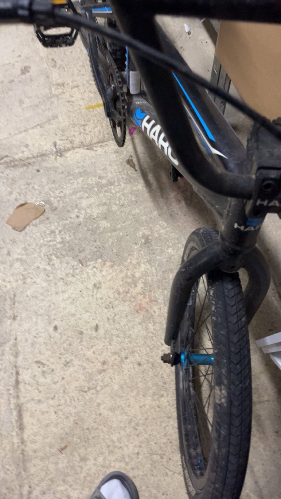 Bmx fiets HARO, Fietsen en Brommers, Fietsen | Crossfietsen en BMX, Ophalen of Verzenden, Zo goed als nieuw, Aluminium, Stuur 360° draaibaar