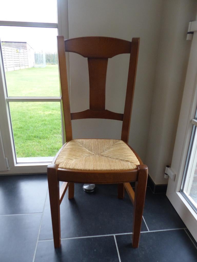 6 eiken stoelen, Ophalen