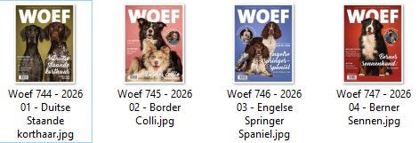 Magazines nr 724 - 747   Woef, Enlèvement, Neuf