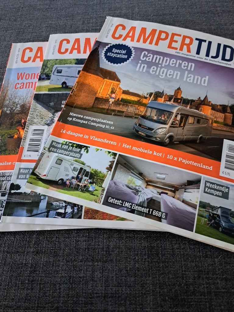 Tijdschrift campertijd, Ophalen, Gelezen, Sport en Vrije tijd
