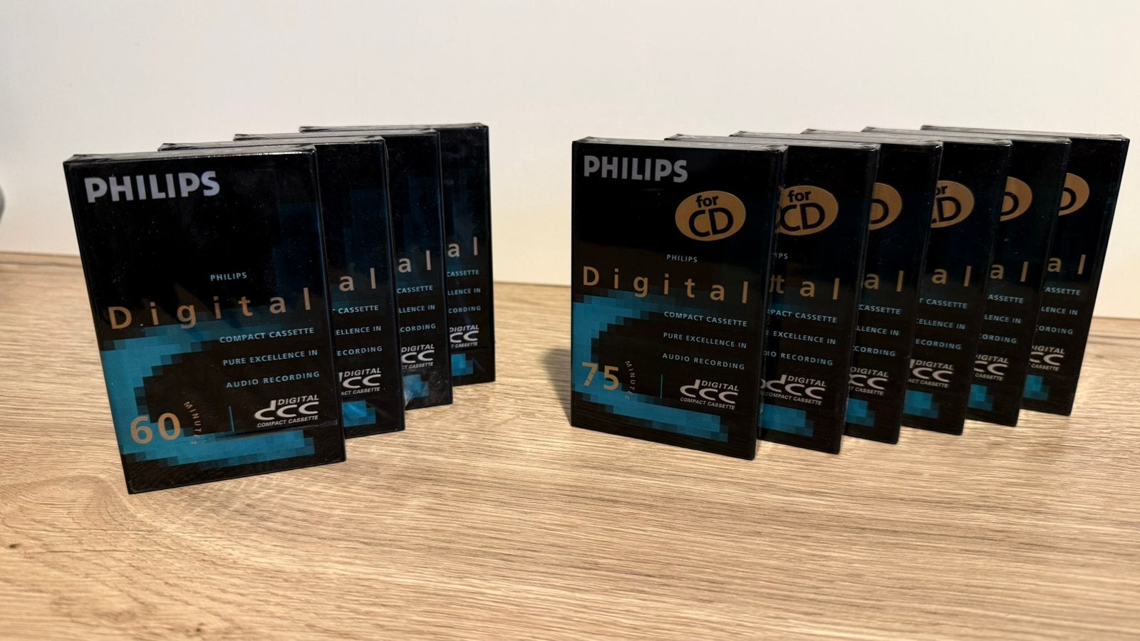 10 nieuwe DCC cassettes, CD & DVD, Enlèvement ou Envoi