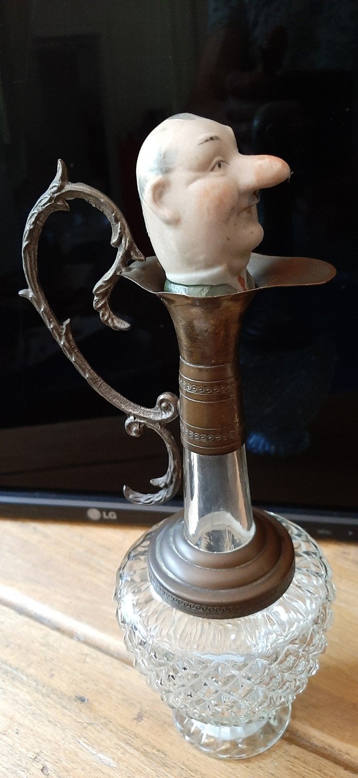 Carafe ancienne en métal argenté, Antiquités & Art, Enlèvement