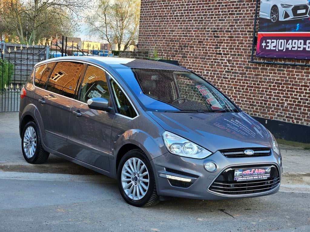Ford S-Max 2013 2.0 136pk/Titanium/143dkm/1j Garantie, Auto's, 100 kW, Euro 5, Monovolume, Zwart