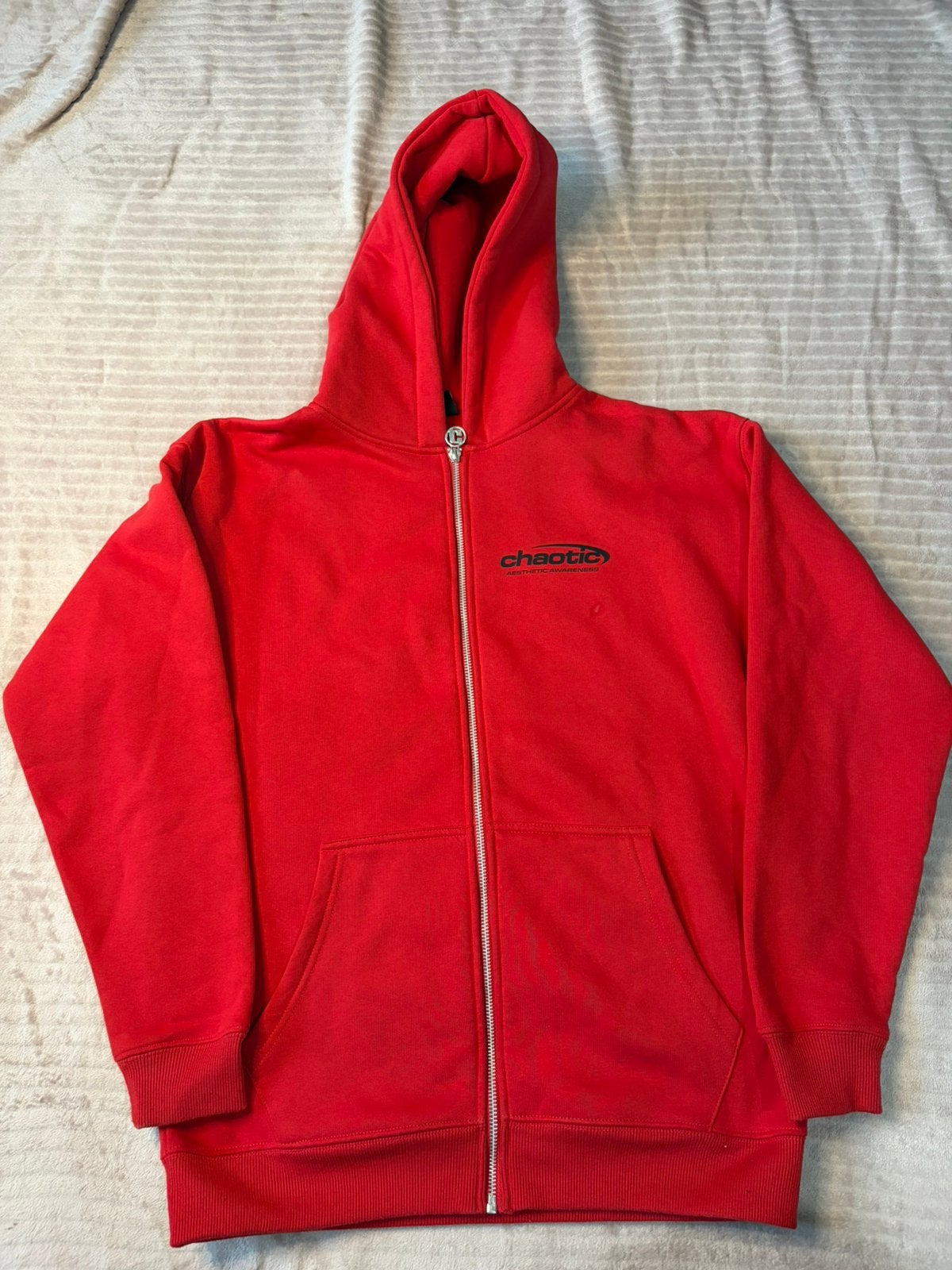 Veste à capuche zippée rouge FSBN (New Yorker) - Taille S -, Envoi, Comme neuf, Taille 46 (S) ou plus petite, Rouge