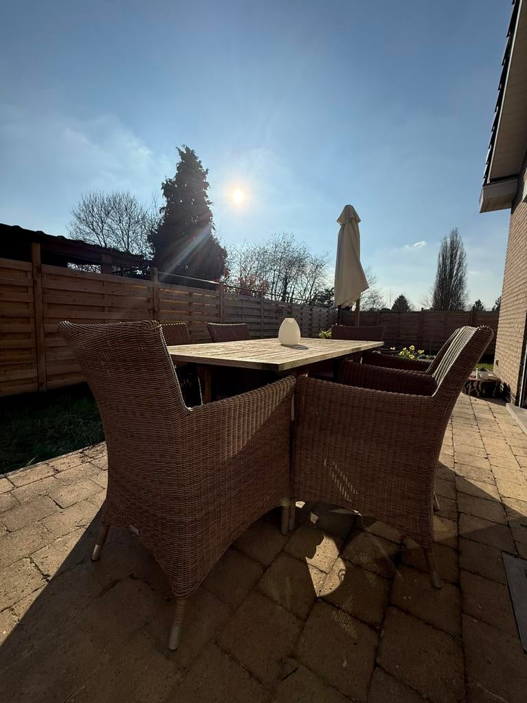 Tuintafel en stoelen, Chaise, Salons de jardin, Enlèvement, Utilisé