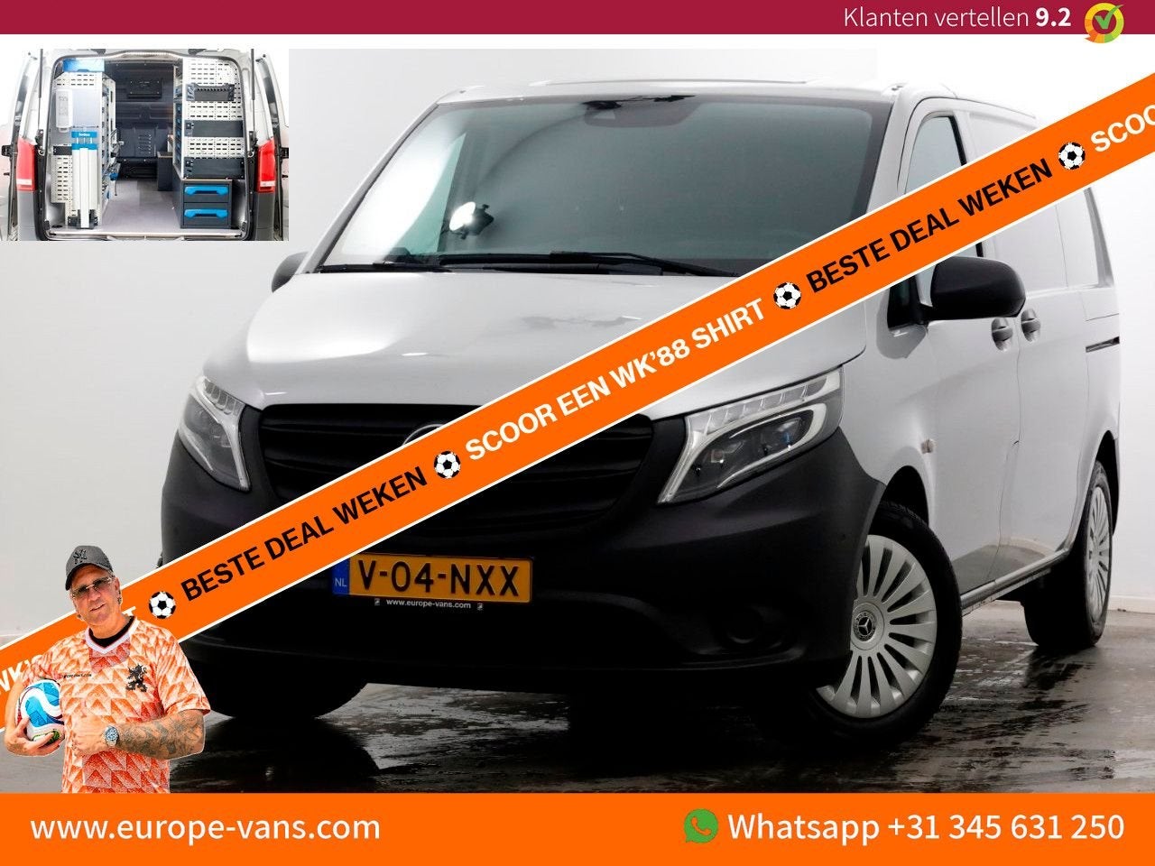 Mercedes-Benz Vito 114 CDI 136pk Compact 9G Automaat 2x Schu, Autos, Camionnettes & Utilitaires, 197 g/km, Argent ou Gris, Achat