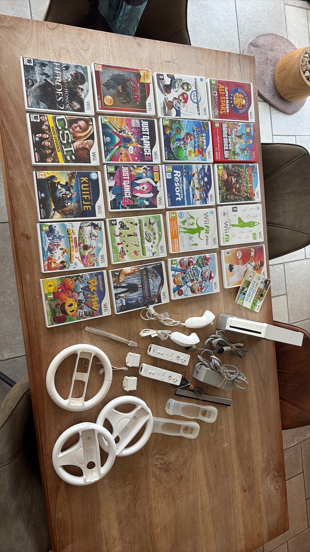 Compete Nintendo WII, Hobby en Vrije tijd, Ophalen of Verzenden, Gebruikt