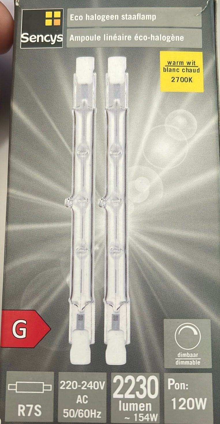Sencys halogeen staaflamp, Enlèvement, Neuf