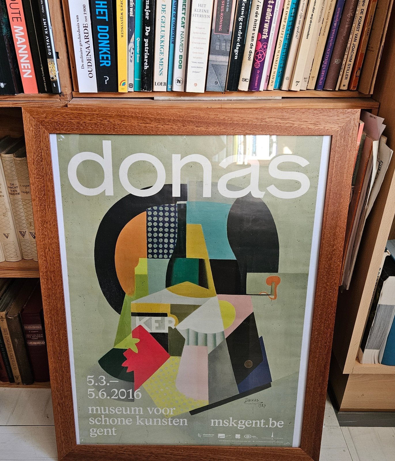 Affiche donas, Ophalen