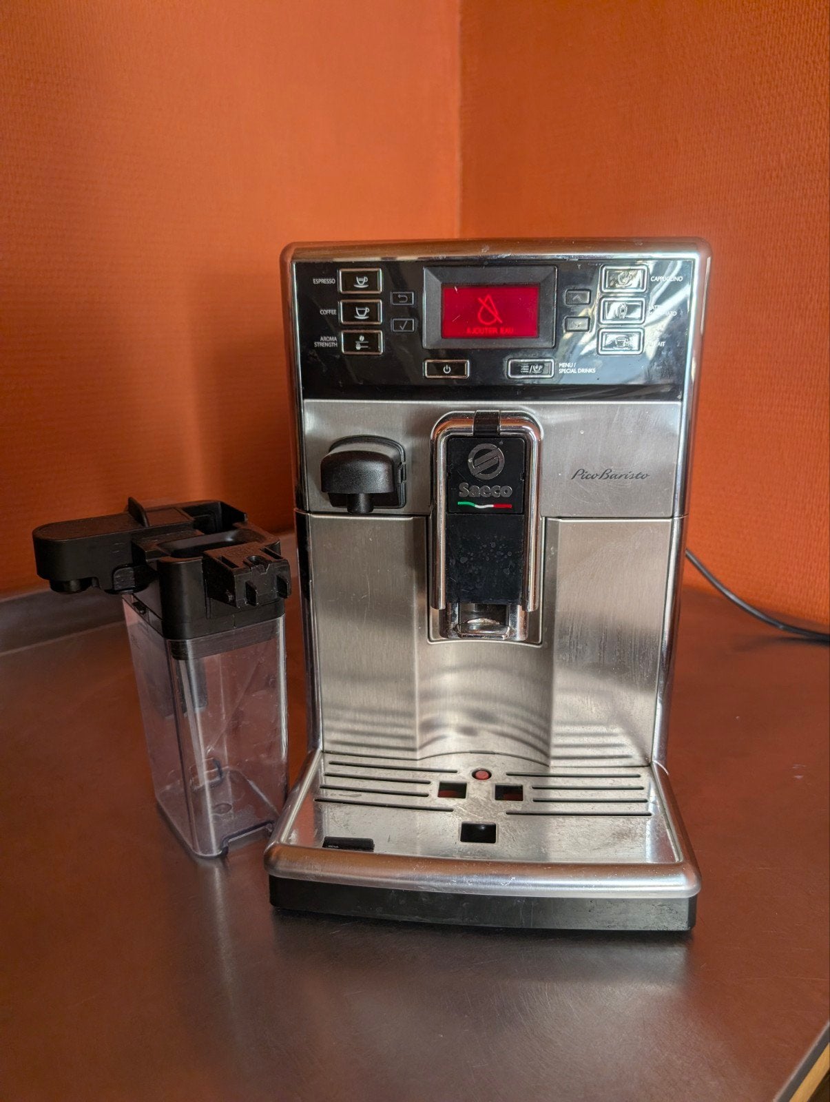 Machine à café Saeco Pico Baristo, Enlèvement