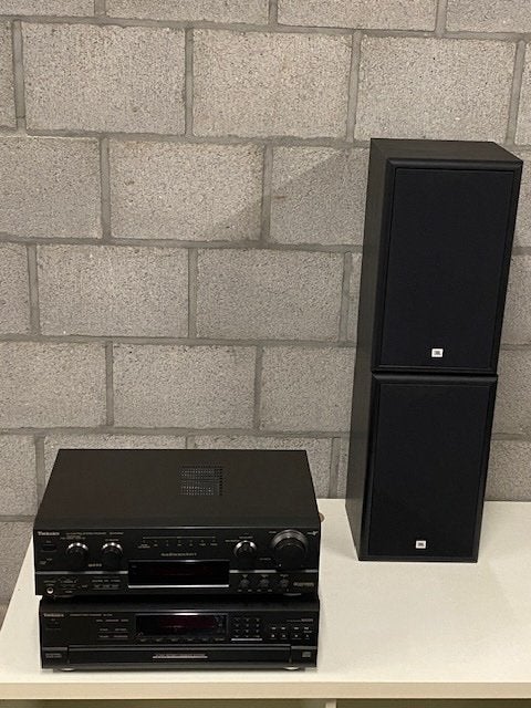 Stereo en multi CD-lader incl. 2 boxen, Audio, Tv en Foto, Stereoketens, Ophalen, Gebruikt, Overige merken