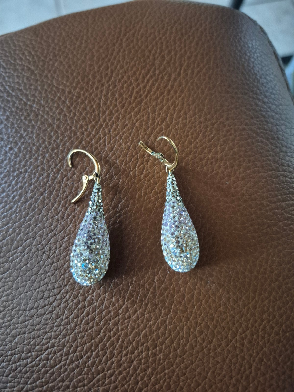 swarovski oorringen, Ophalen, Roze