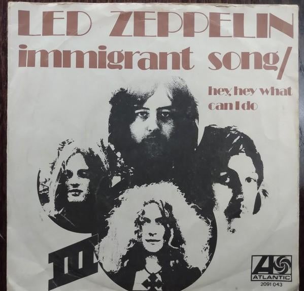 led zeppelin, Cd's en Dvd's, Ophalen of Verzenden, 7 inch