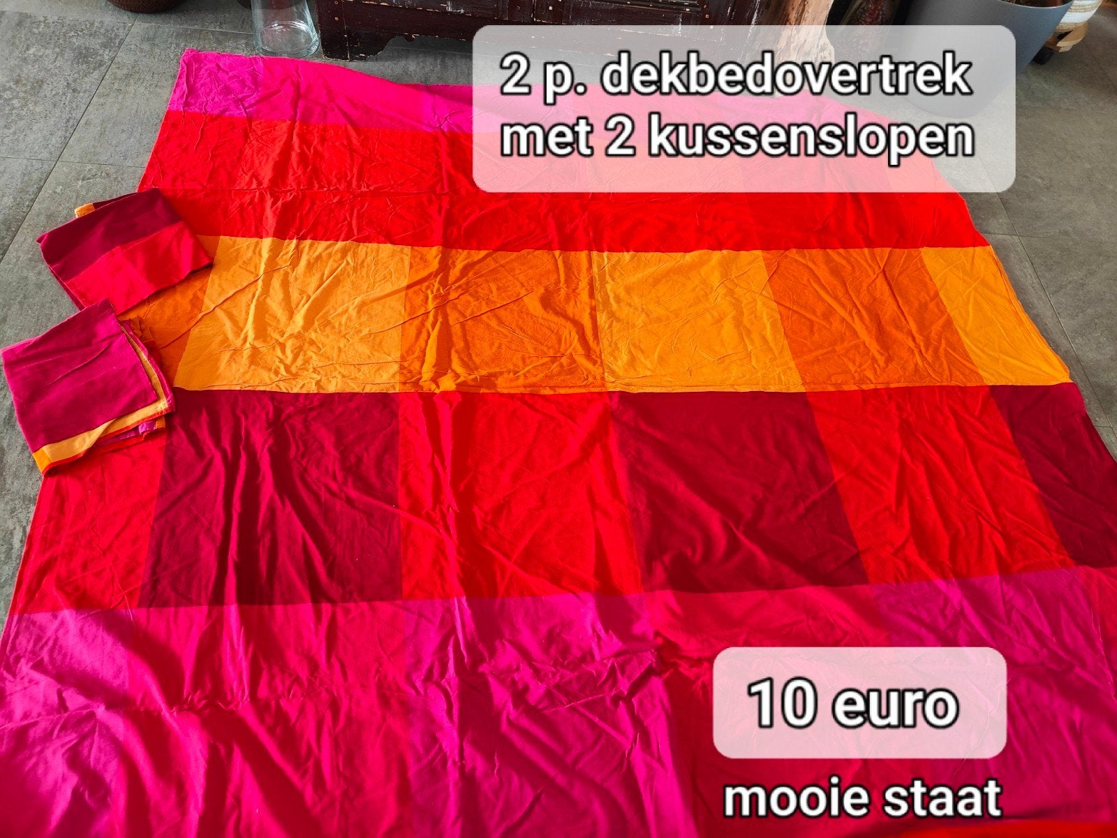 dekbedovertrek 2 persoons, Ophalen, Dekbedovertrek, Katoen, Tweepersoons