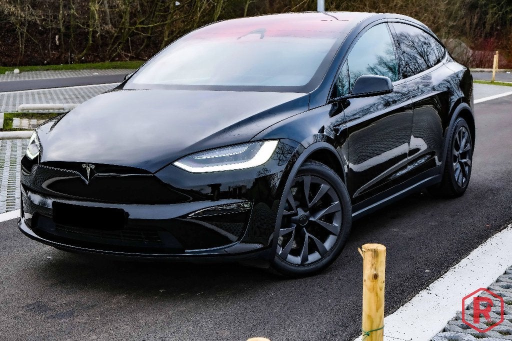 Tesla Model X Long Range Facelift 6zits Yoke AWD TVArécup., Autos, Cuir, Model X, Euro 6, Entreprise