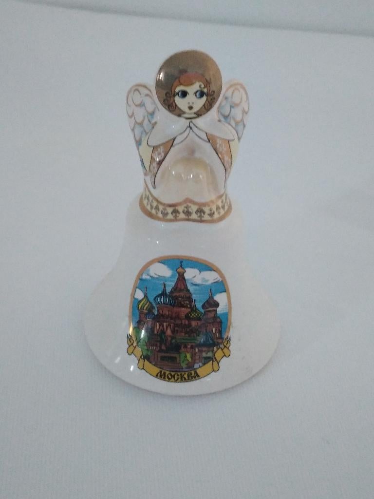 Porseleinen belletje in de vorm van een engeltje, Antiek en Kunst, Ophalen of Verzenden