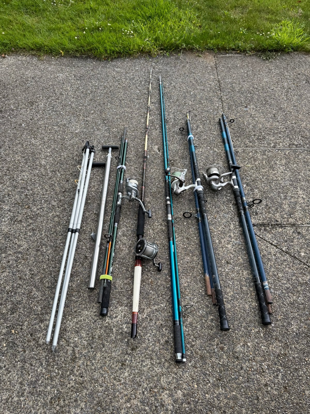 Complete zeevisset, Watersport en Boten, Ophalen, Gebruikt, Complete set